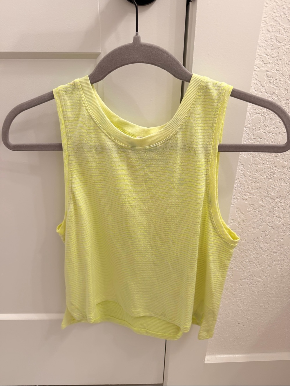 lululemon athletica Neon Lime Sleeveless Tank